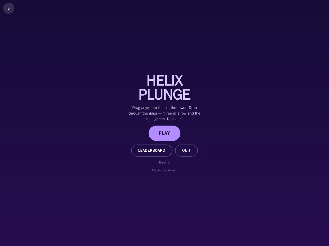 Screenshot of Helix Plunge
